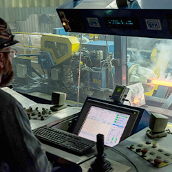 Rotary Forging Process - Load Forge
